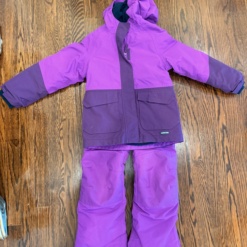 Lands' End Purple Kids' Snowsuit